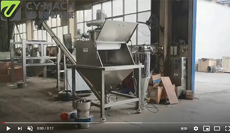 Dust-free Feeding Station With Screw Conveyor To Conveying Material